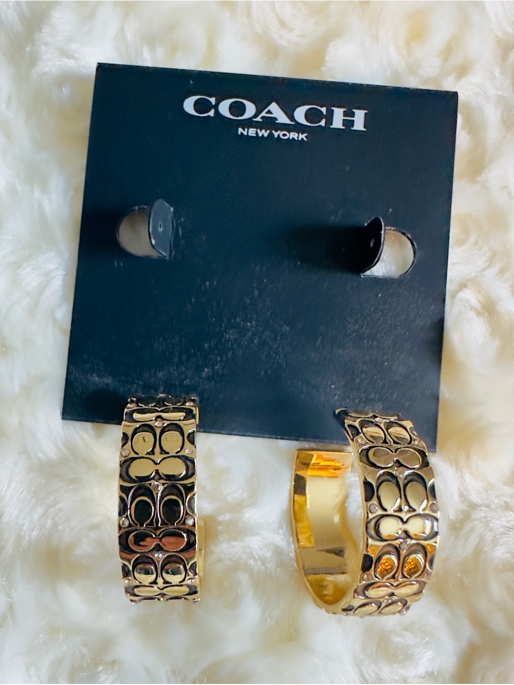 Coach • signature earrings - Picture 3 of 7
